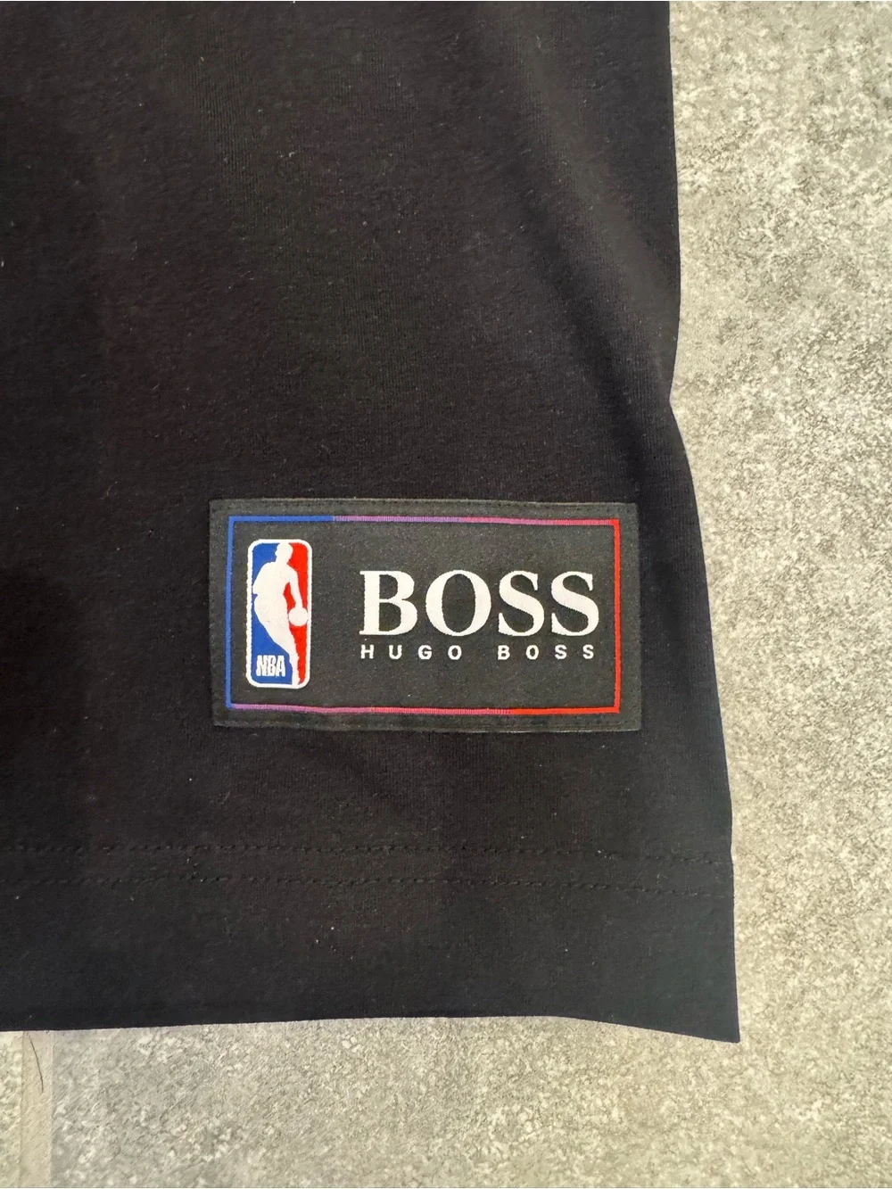 Boss Hugo Boss x NBA Knicks basketball black T-Shirt XXL NEW - Picture 2 of 8